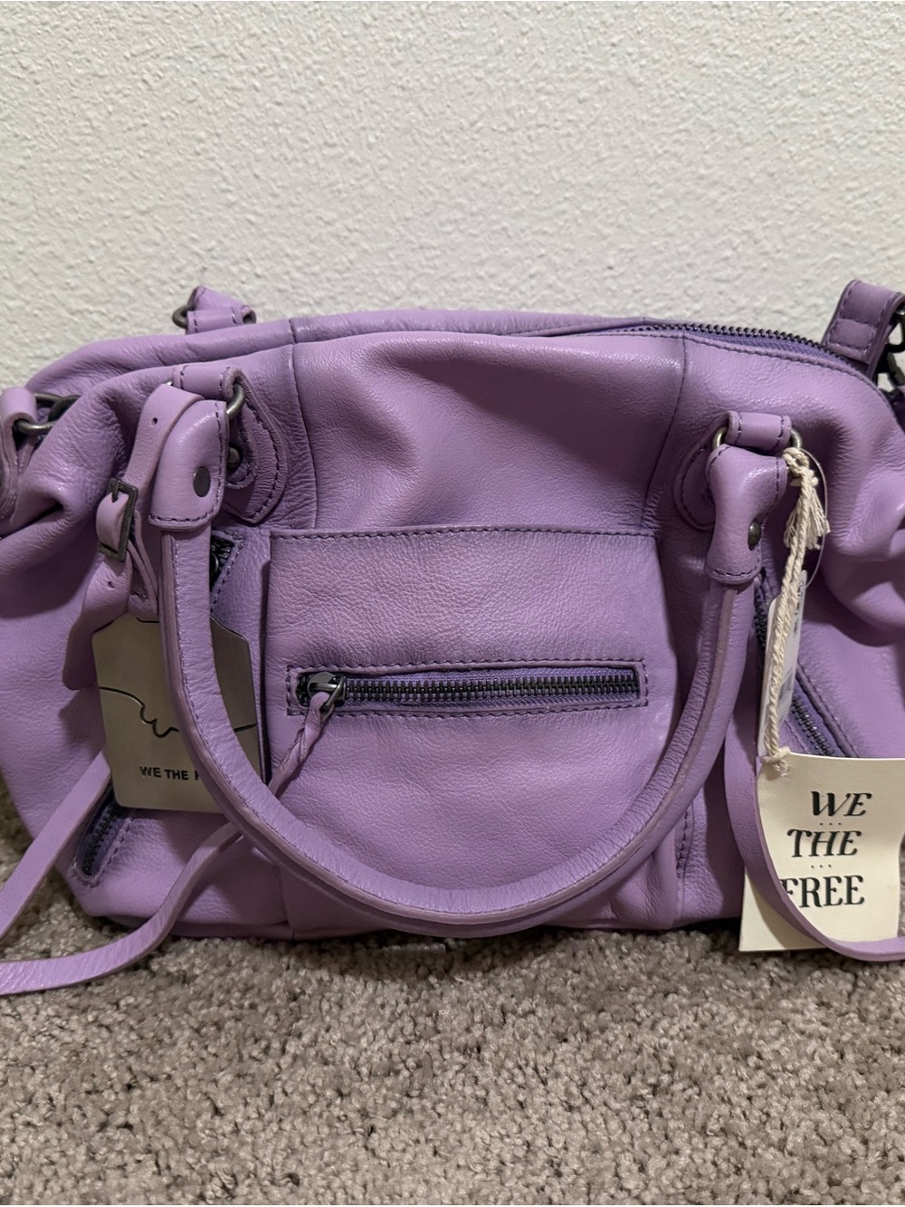 Lilac Baby Emerson Free People Shoulder Bag